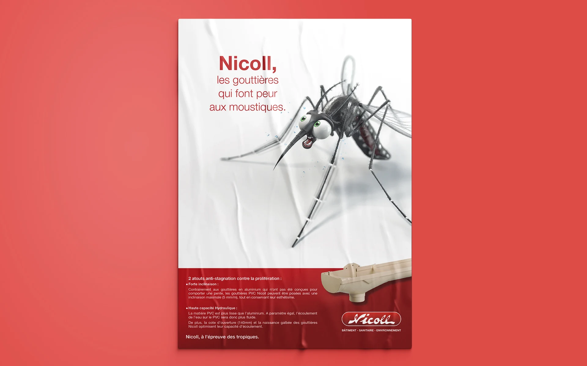 Nicoll — Gouttière anti-moustiques